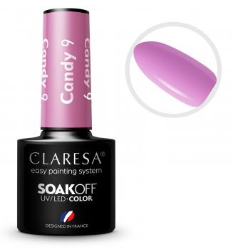 CLARESA SoakOFF UV/LED Gel - Candy 9, 5 ml